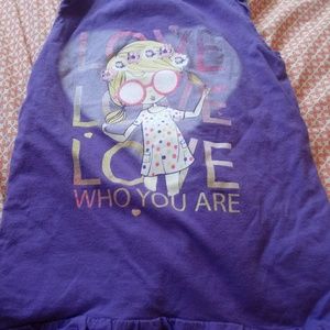 A purple little girl shirt